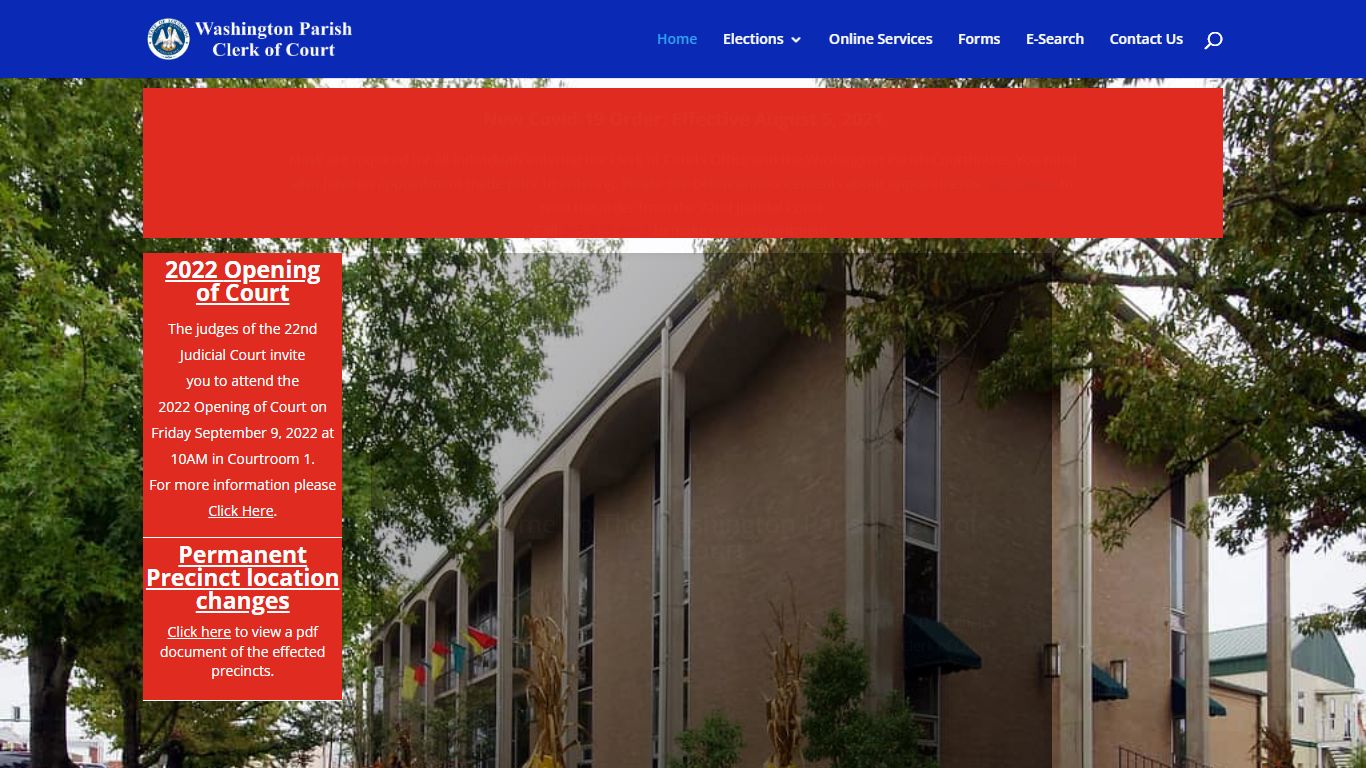 Washington Parish Clerk of Court | Washington Parish Clerk of Court